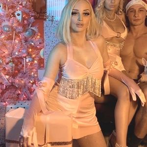 Dolly's d-lite rhinestone cowgirl velvet cutout dress